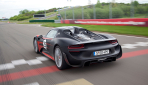 Porsche 918 Spyder Hybrid Heck geschlossen