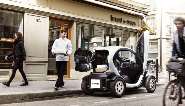 Renault Twizy Cargo beladen