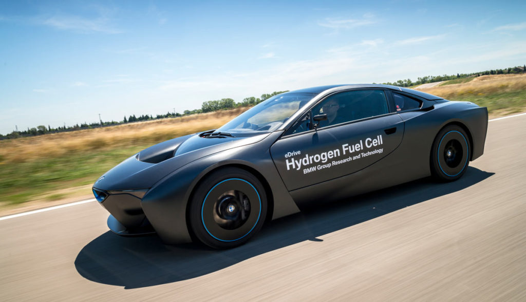 BMW i8 Elektroauto Wasserstoffantrieb