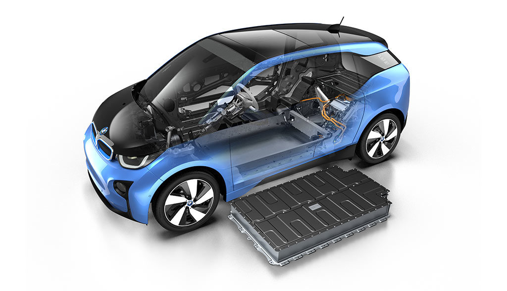 BMW-Elektroauto-Batterie