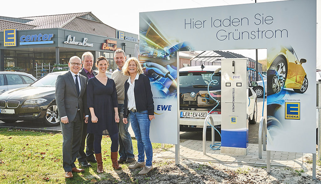 Edeka-Elektroauto-Tankstellen