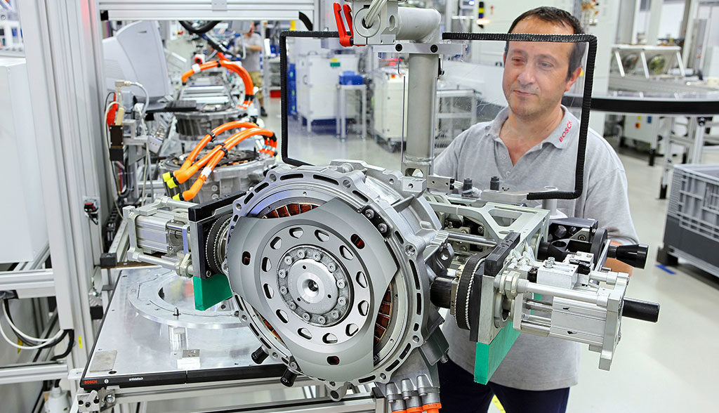 Elektroauto-Maschinenbau
