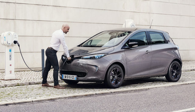 Frankreich-Elektroauto
