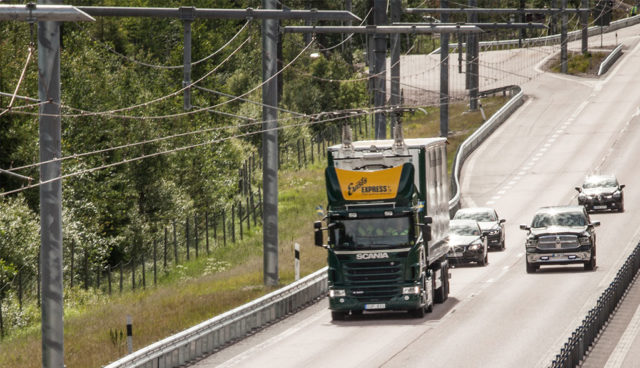 Oberleitungs-Lkw