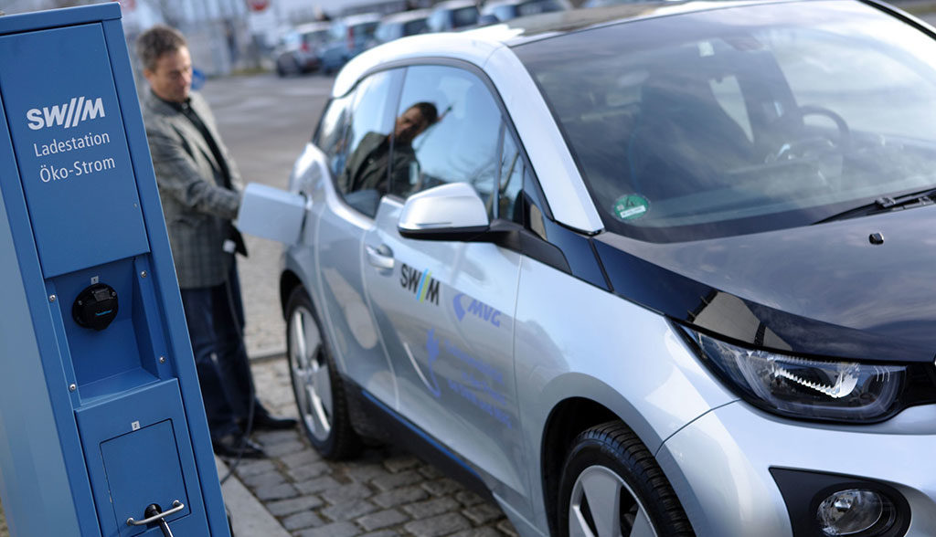 Muenchen-Elektroauto-parken