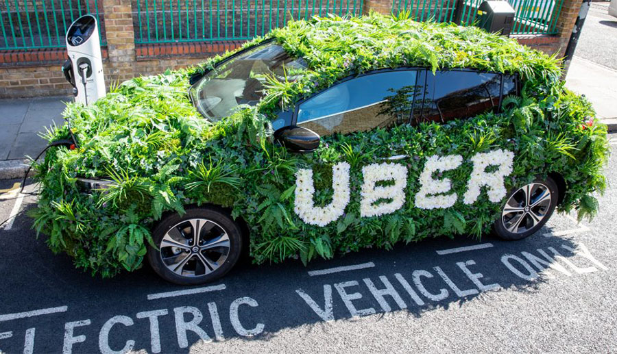 Uber-Elektroauto-London