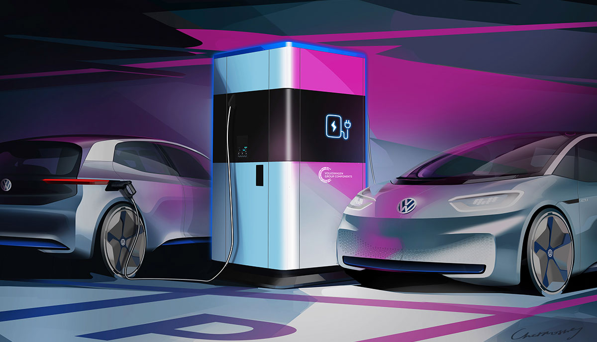 VW-mobile-Elektroauto-Ladestation