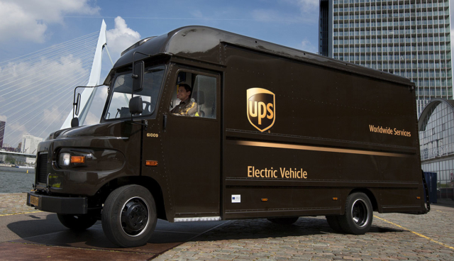UPS-Elektro-Transporter