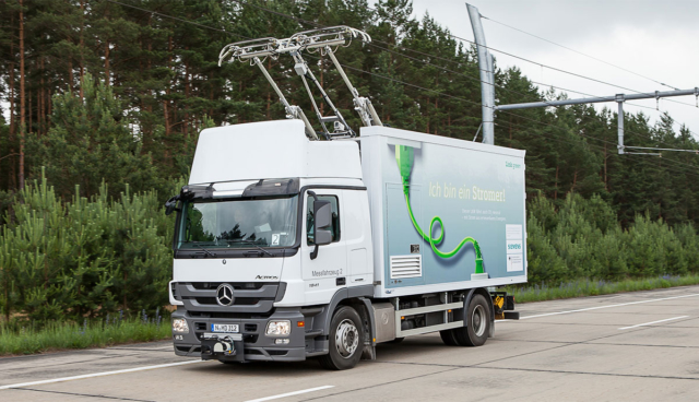 Oberleitungs-Elektro-Lkw