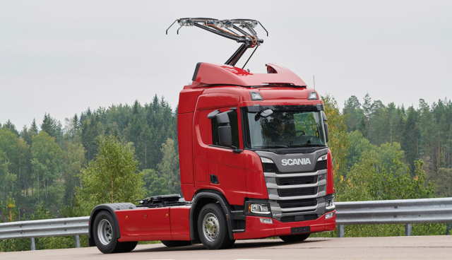 Scania-Oberleitungs-Lkw