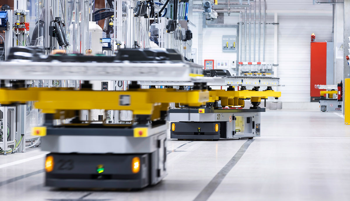Mercedes-Batterieproduktion