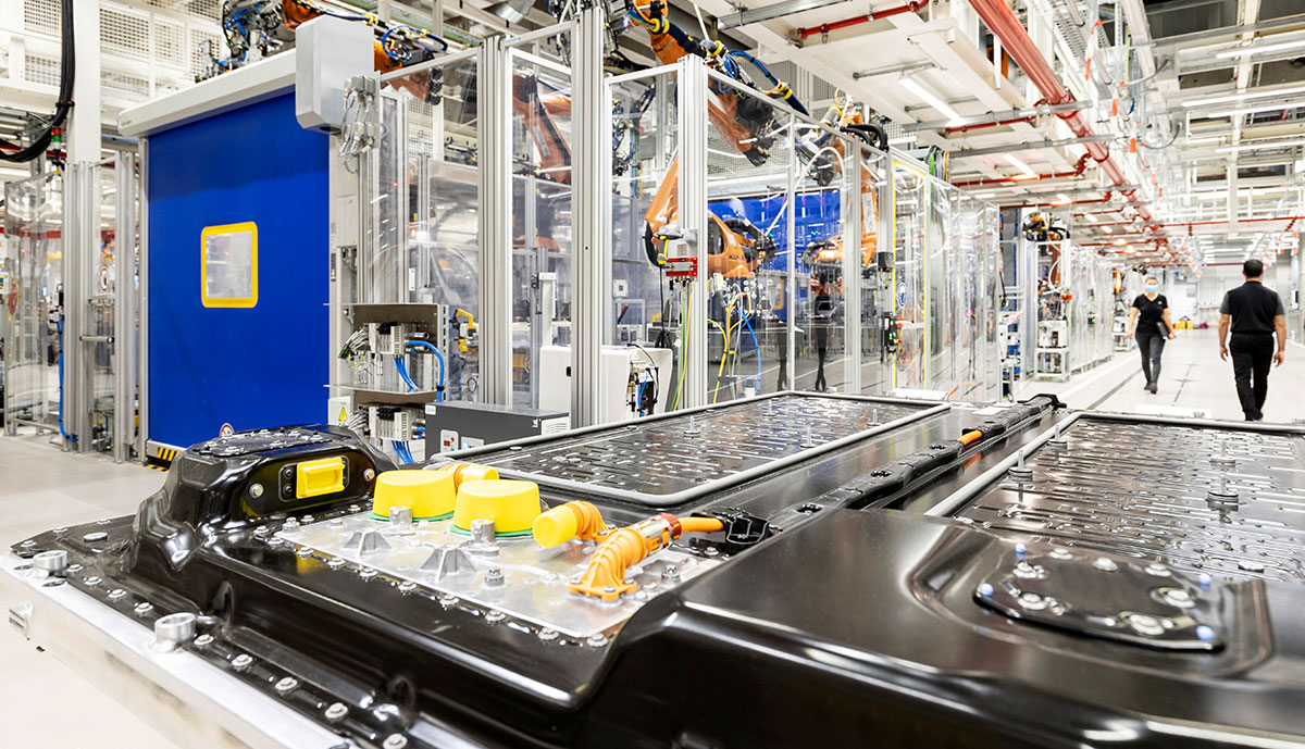 Mercedes-Batterieproduktion