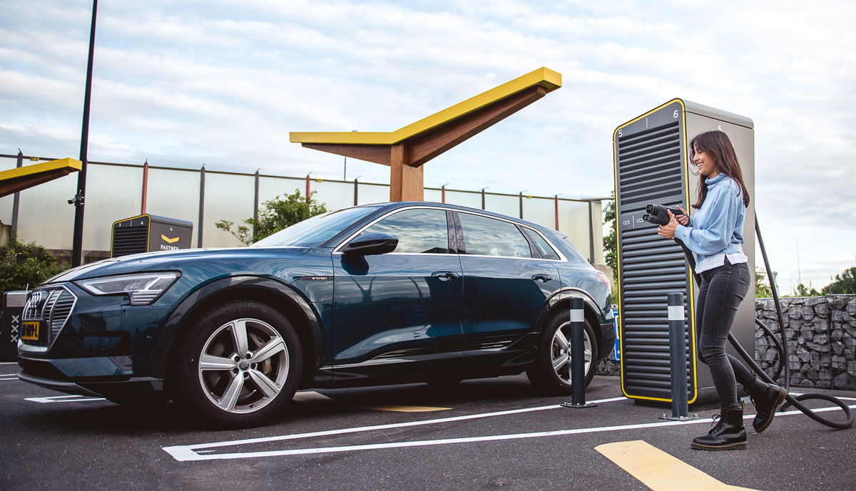 Fastned-Ladestation