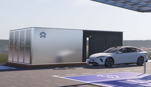 Nio-ENBW-Batteriewechselstation