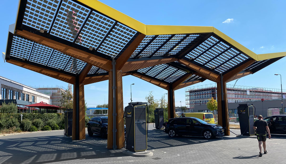 Fastned-Schnellladestation