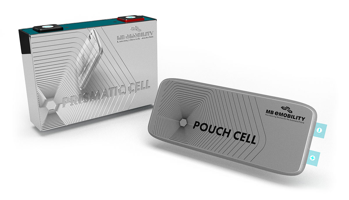 Pouch- und prismatische Zelle