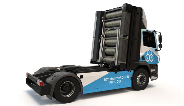 Toyota-Wassertstoff-Lkw