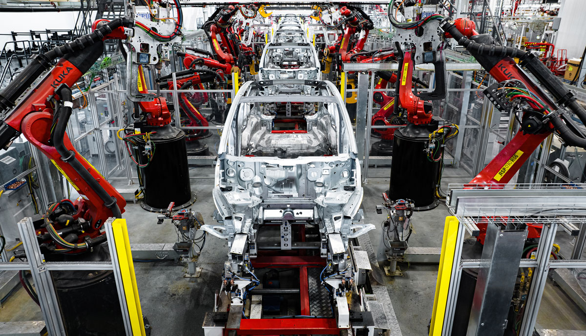 Tesla-Produktion