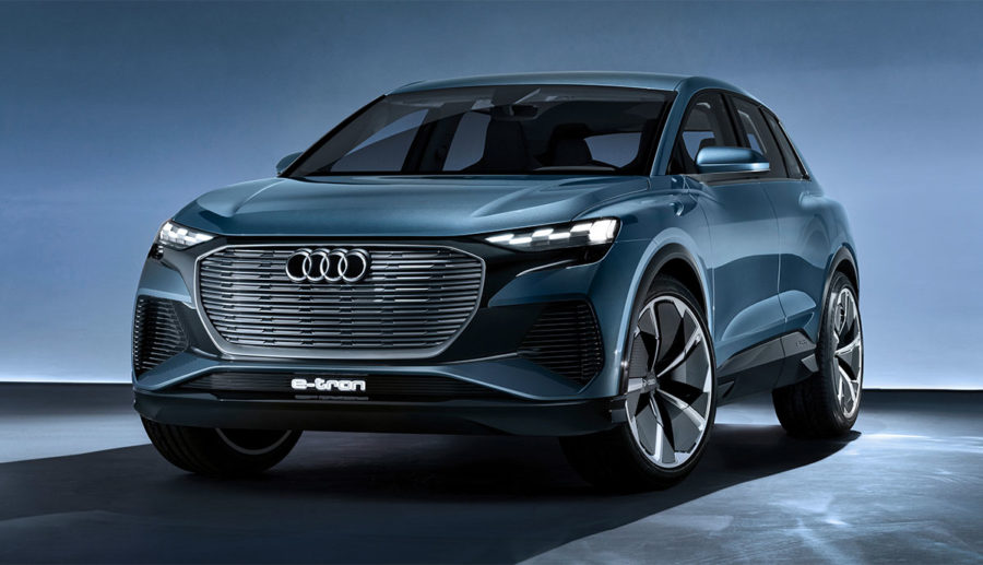 Audi enthüllt kompaktes Elektro-SUV Q4 e-tron concept