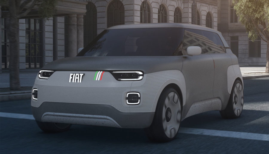 Fiat Concept Centoventi: Modulares Elektroauto für die Stadt